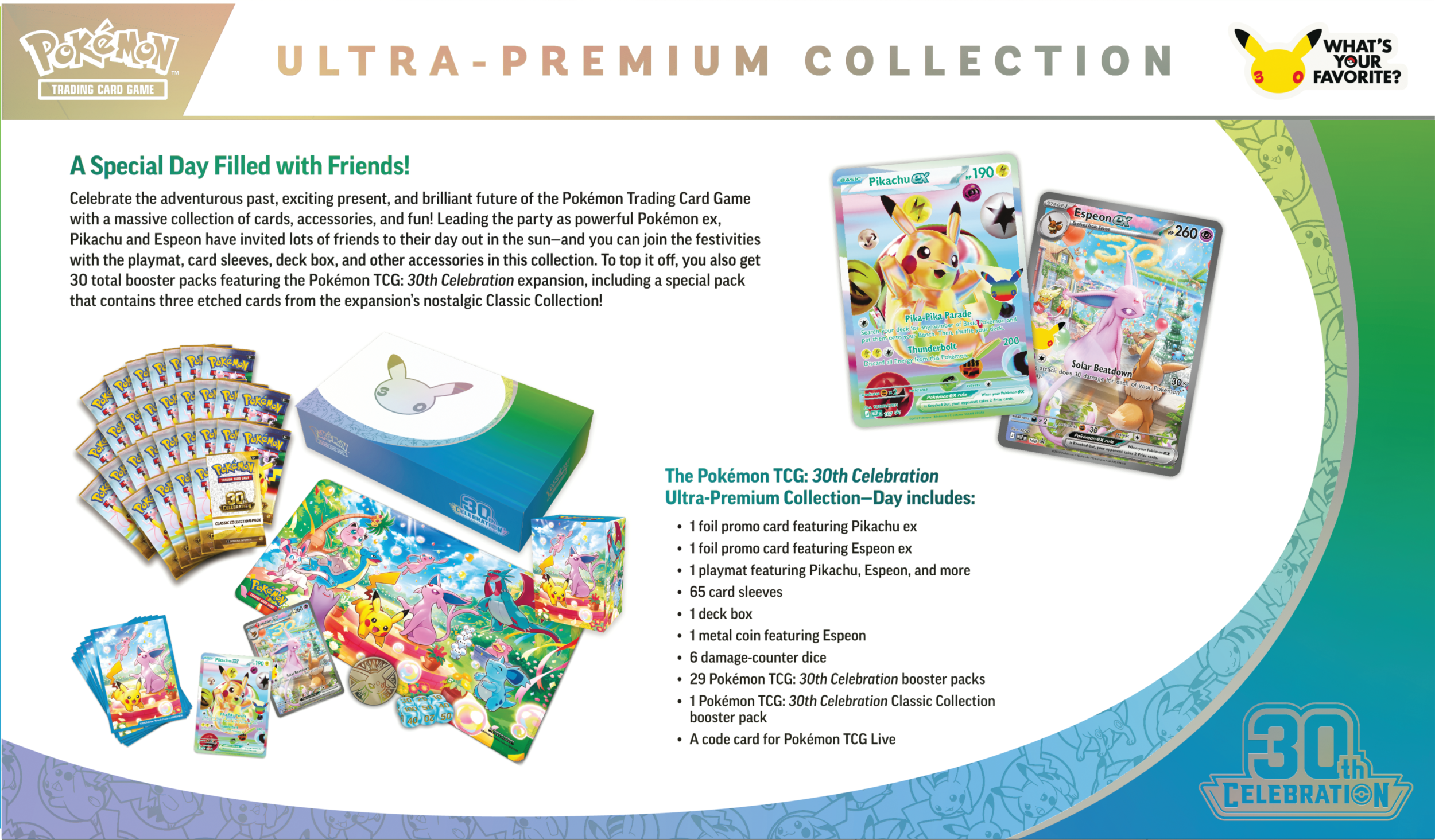30th Celebration Ultra Premium Collection (set Espeon en Umbreon) - Afbeelding 4