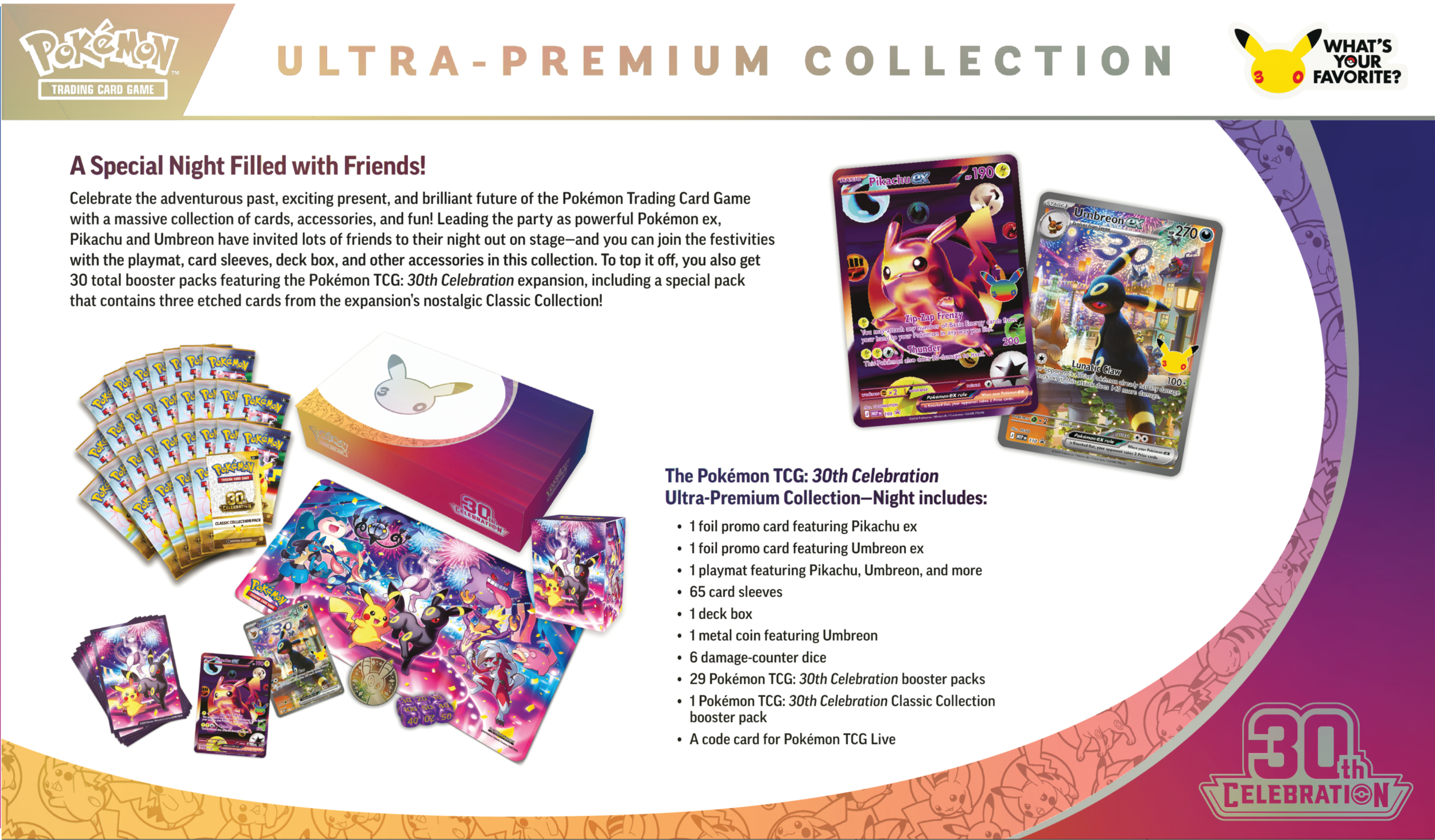 30th Celebration Ultra Premium Collection (set Espeon en Umbreon) - Afbeelding 7